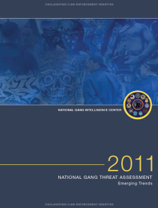 National Gang Threat Assessment Emerging Trends